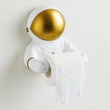 Brey Astro Astronaut Tissue Holder in Bathroom