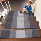 Vorya reusable grey stair treads noise reduction comfort