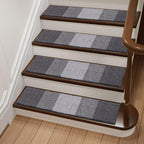 Vorya stylish ombre grey stair carpet tread design